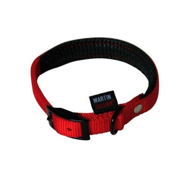 COLLIER NYLON CONFORT 20/45 ROUGE