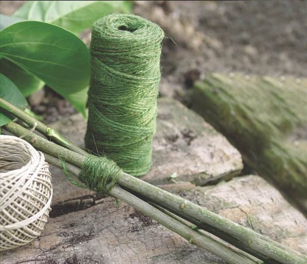 FICELLE DE JUTE VERT 50G 50M