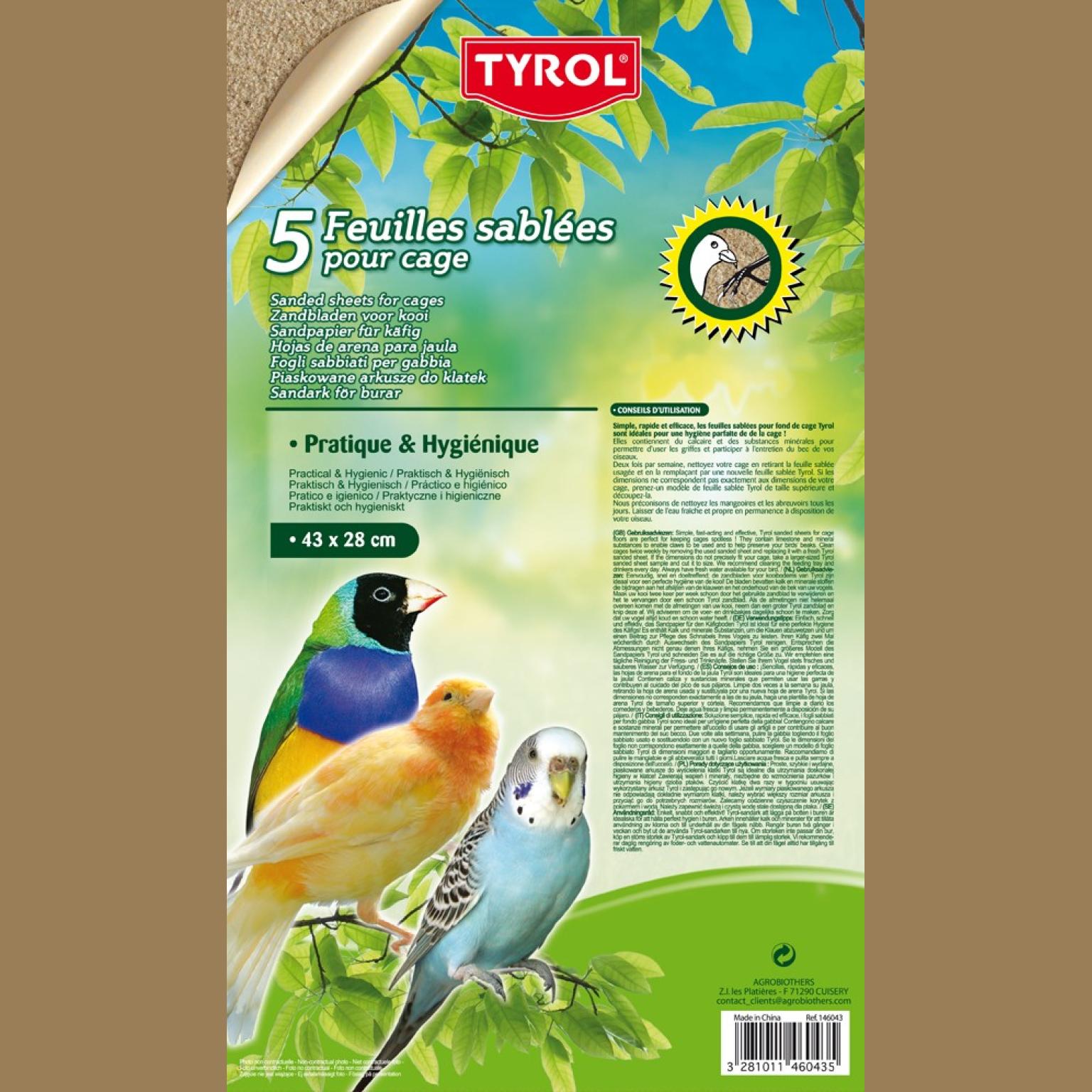 FEUILLE SABLE GM 43X28 X5
