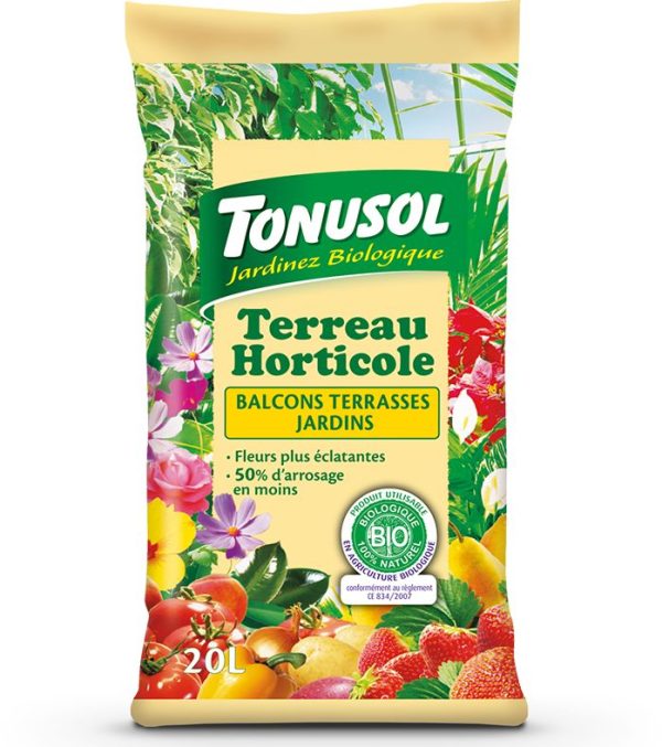 TERREAU HORTICOLE BIO 20L