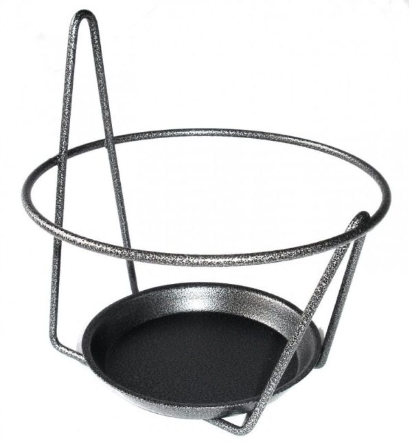 PORTE POT SOUCOUPE MURAL 20/22 ANTHRACITE