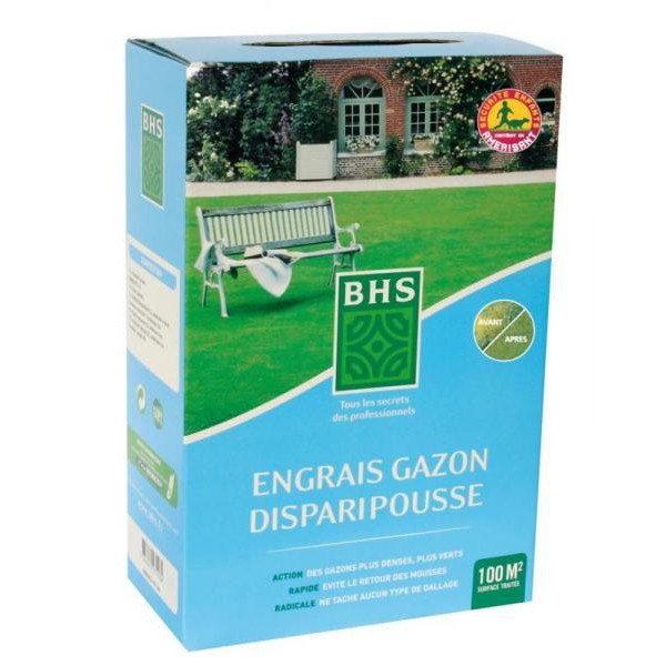 ENGRAIS GAZON DISPARIPOUSSE 4KG 100M2