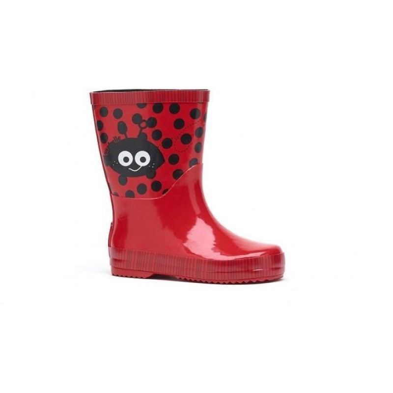 BOTTE ENFANT ANABEL ROUGE T23