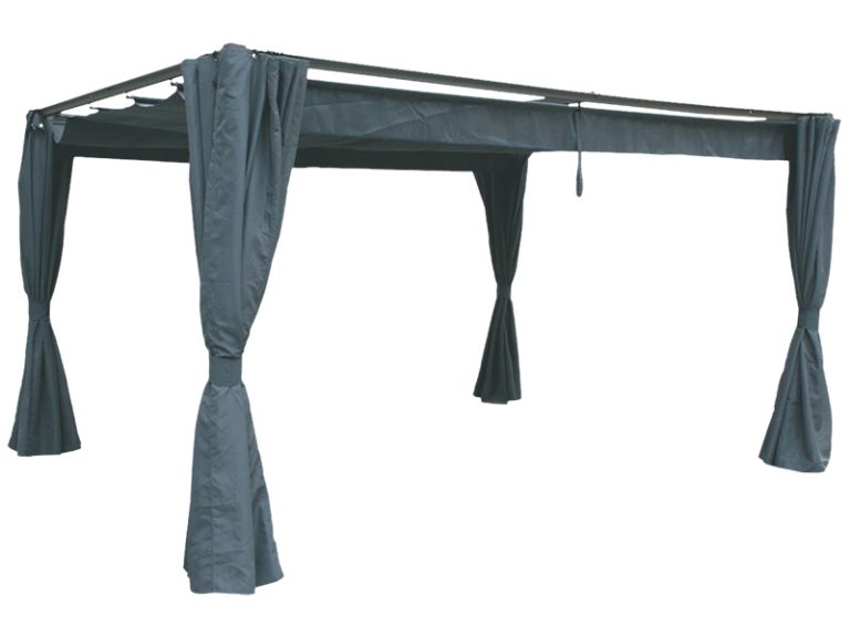 RIDEAUX TONNELLE PALMEIRA 3X4 ARDOISE