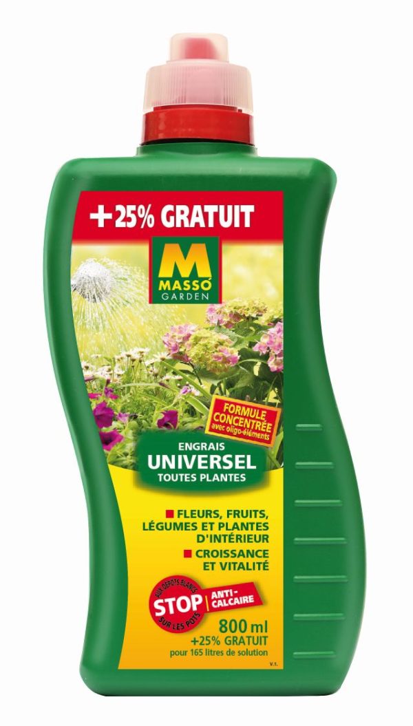 ENGRAIS LIQUIDE UNIVERSEL 800ML + 25% GRATUIT