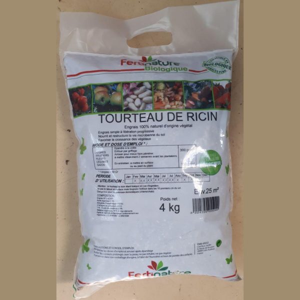 TOURTEAU DE RICIN 4KG