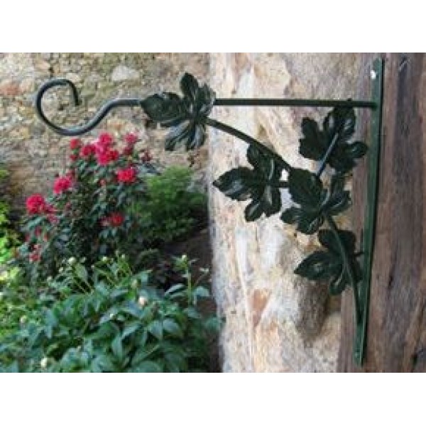POTENCE DECOR FEUILLES 32 VERT