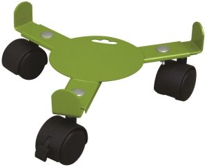 SUPPORT 3 ROUES VERT ANIS EXTENSIBLE 27-37CM 75KG