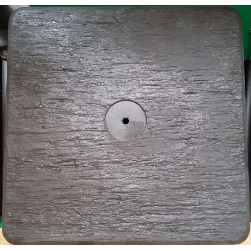 PIED PARASOL BETON ASPECT SCHISTE + TUBE