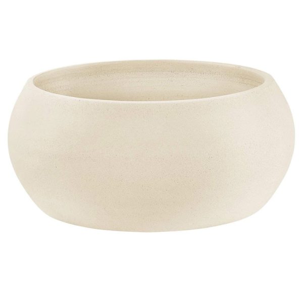 VASE BOULE NOVA 136 TON BLANC