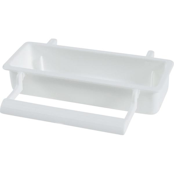 MANGEOIRE RECTANGLE PERCHEOIR OISEAU BLANC