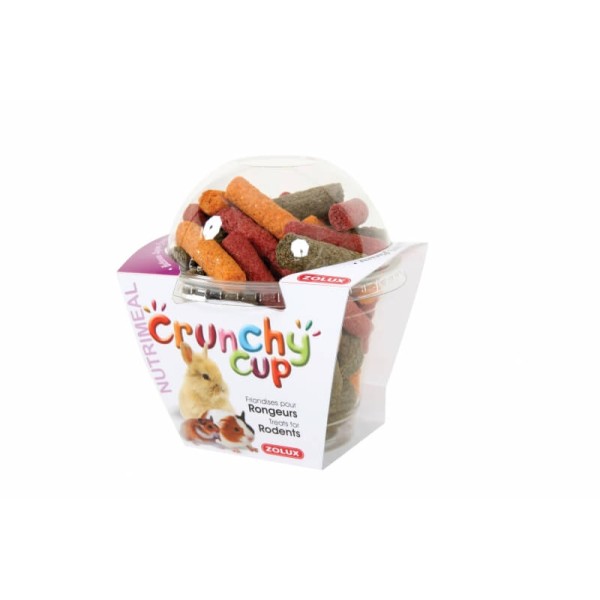 CRUNCHY CUP BETTERAVE LUZERNE CAROTTE 180G