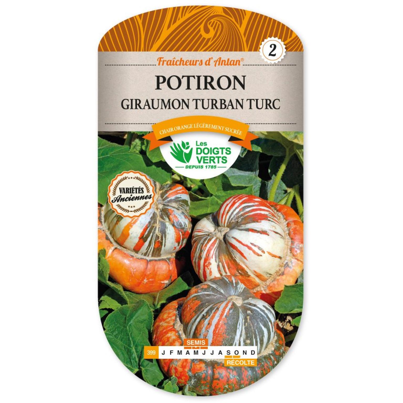 POTIRON GIRAUMON TURBAN TURC