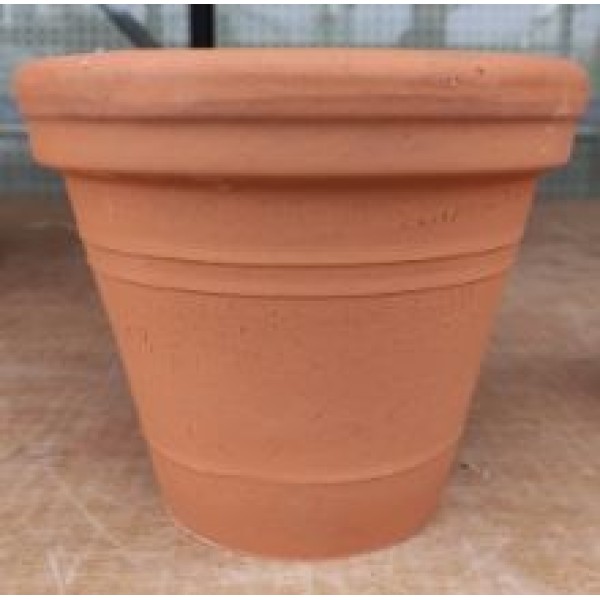 POT FANTAISIE D18CM H14 5CM ROUGE