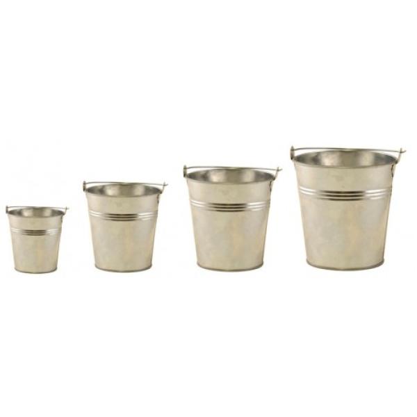 CACHE POT ZINC AVEC ANCE D7CM H 7CM