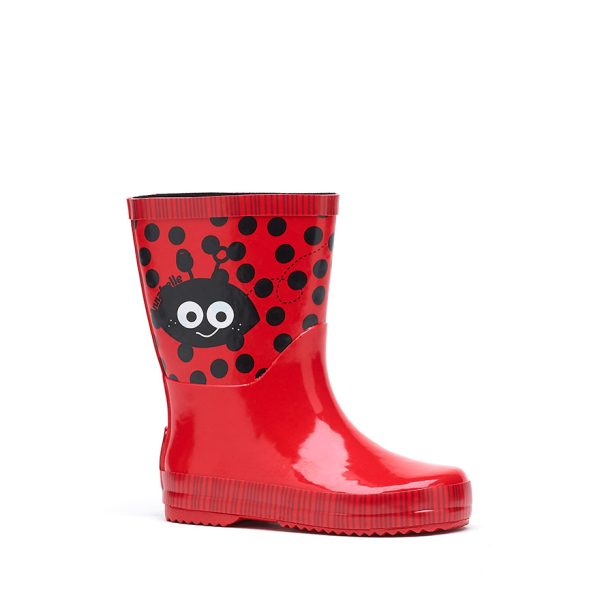 BOTTE ENFANT ANABEL ROUGE 26