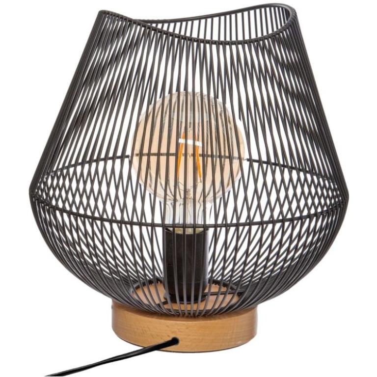 LAMPE FIL JENA NOIR H28CM