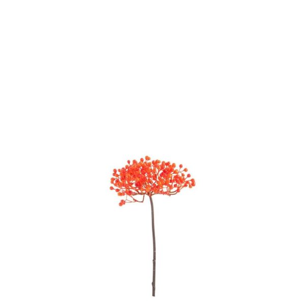 BRANCHE BAIES PLASTIQUE ORANGE