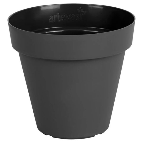 POT CAPRI 18CM H15.7 ANTHRACITE