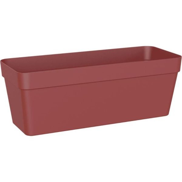 JARDINIERE CAPRI 50CM V2 ROUGE FONCE