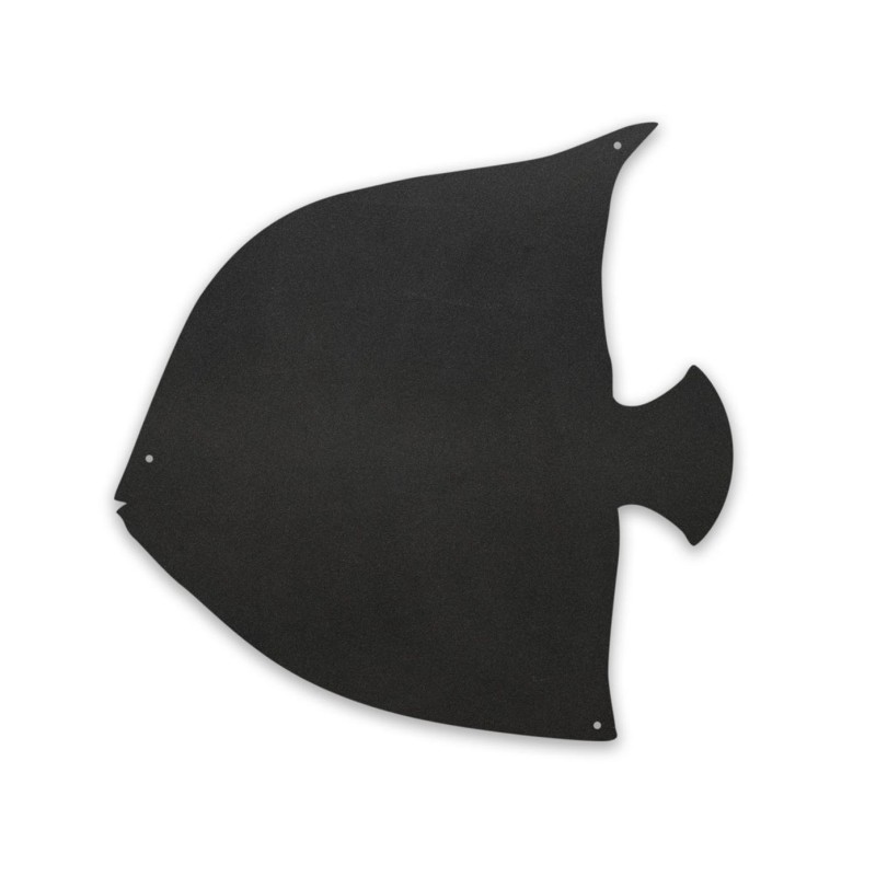 PLAQUE FORME POISSON 33X33CM COL ARDOISE