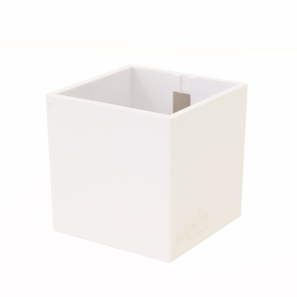 POT AIMANTE KALAMITICA CUBE 5.5CM BLANC