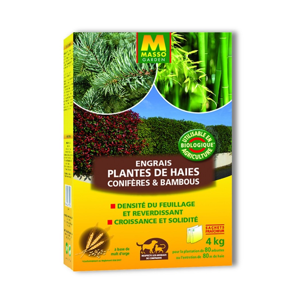 ENGRAIS HAIES CONIFERES BUIS ET BAMBOUS UAB 5KG