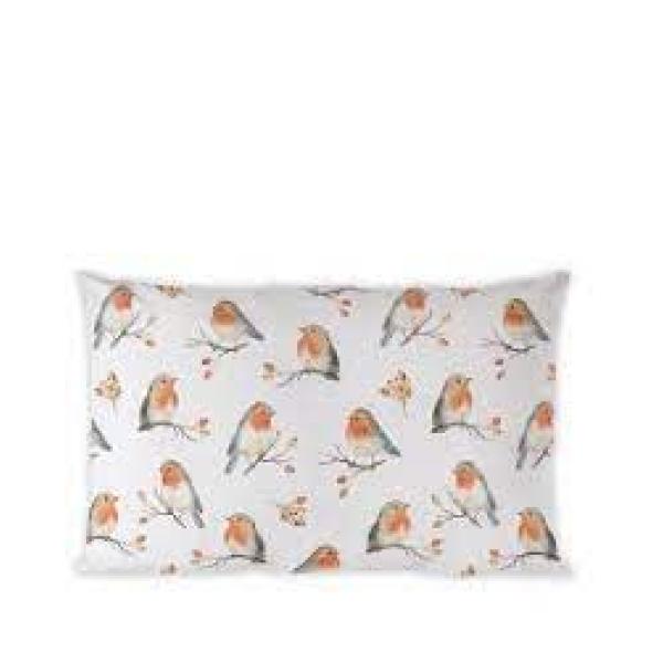 HOUSSE DE COUSSIN 50X30CM FAMILLE ROBIN