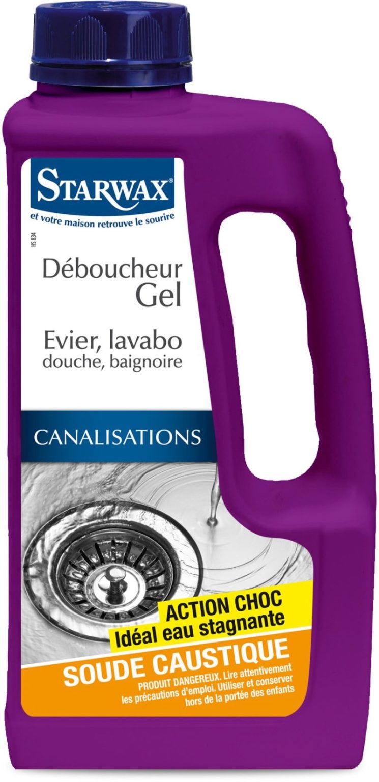 DEBOUCHEUR GEL SOUDE CAUSTIQUE 1L