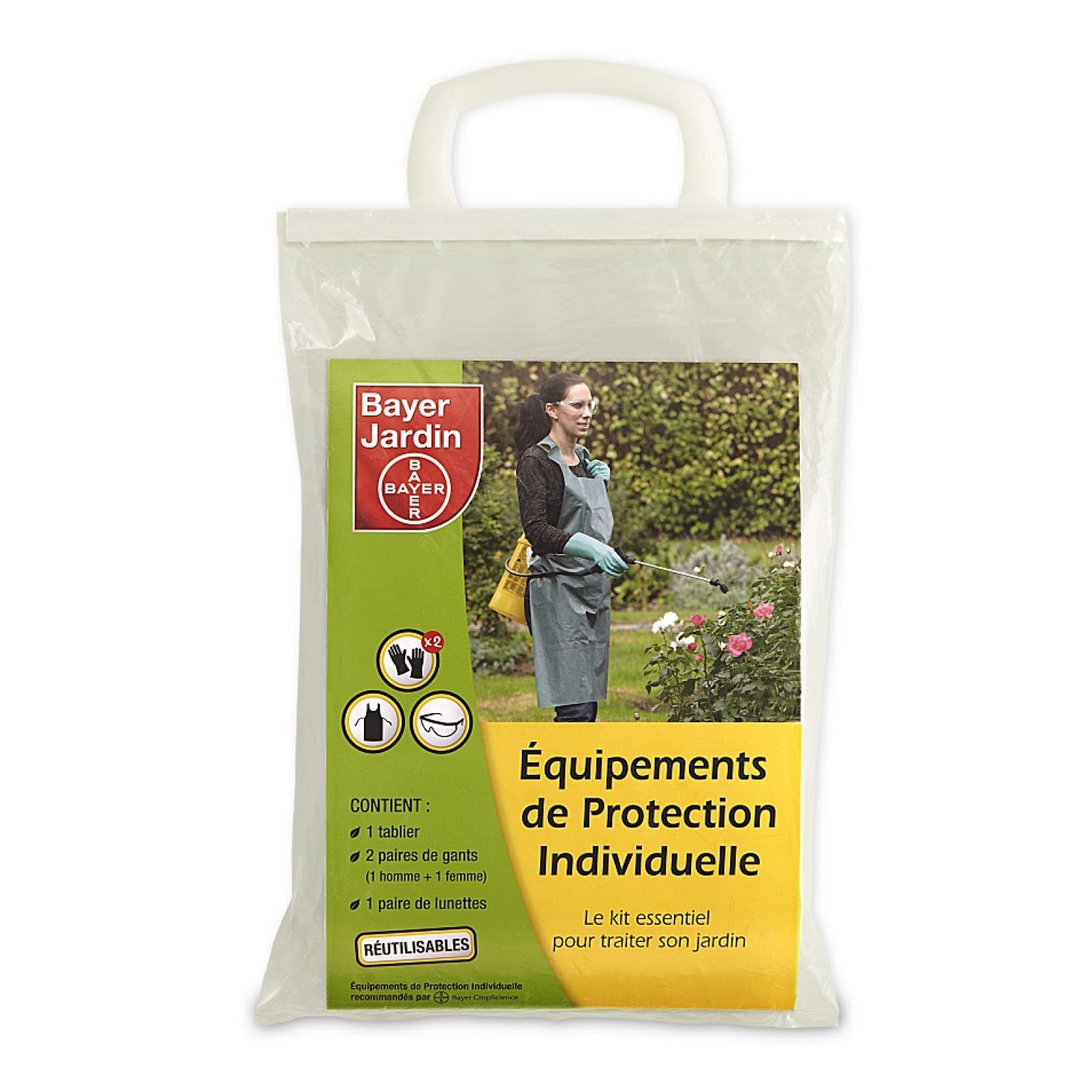 KIT PROTECTION INDIVIDUELLE TABLIER+GANTS+LUNETTES