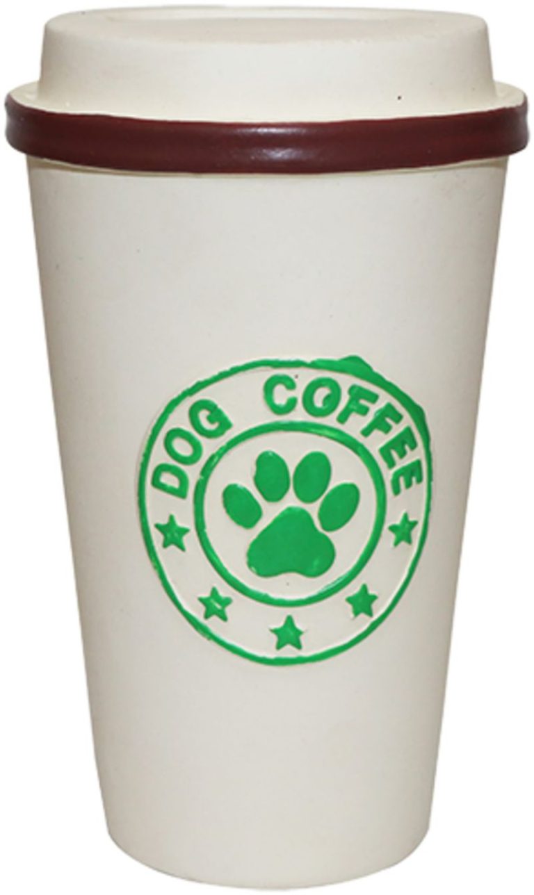 JOUET CHIEN LATEX DOG COFFEE 14 CM