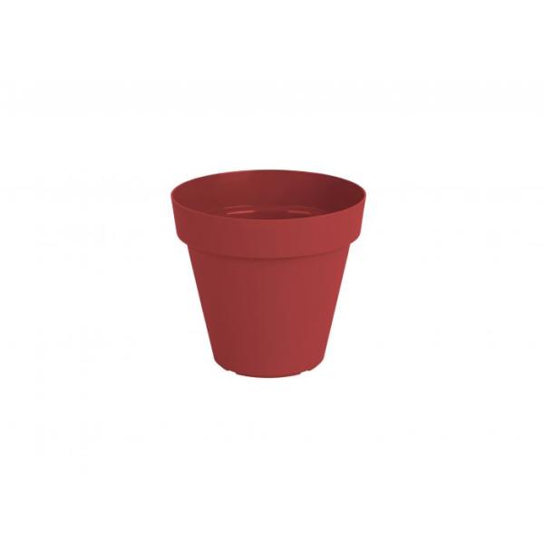 POT CAPRI 18CM H15.7 ROUGE