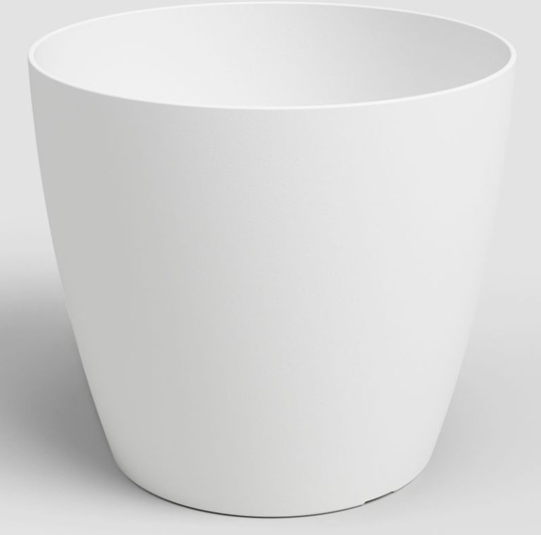 POT SAN REMO 14CM MATE BLANC