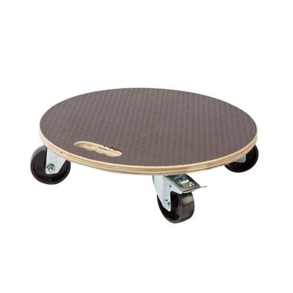ROULE POT ROND STRONG MARRON D40CM