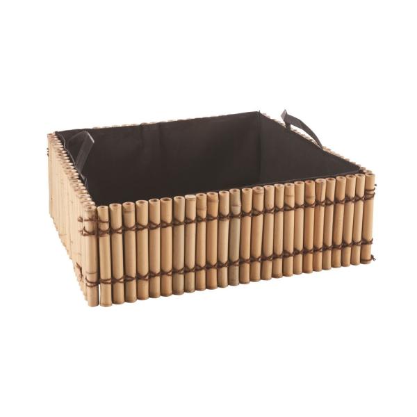 CARRE PLANTATION BAMBOU 75X75CM H25CM 110L