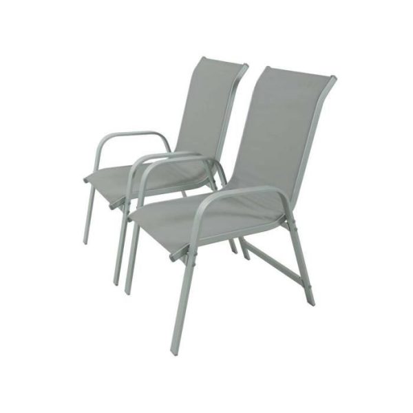 FAUTEUIL EXT COMP GRIS