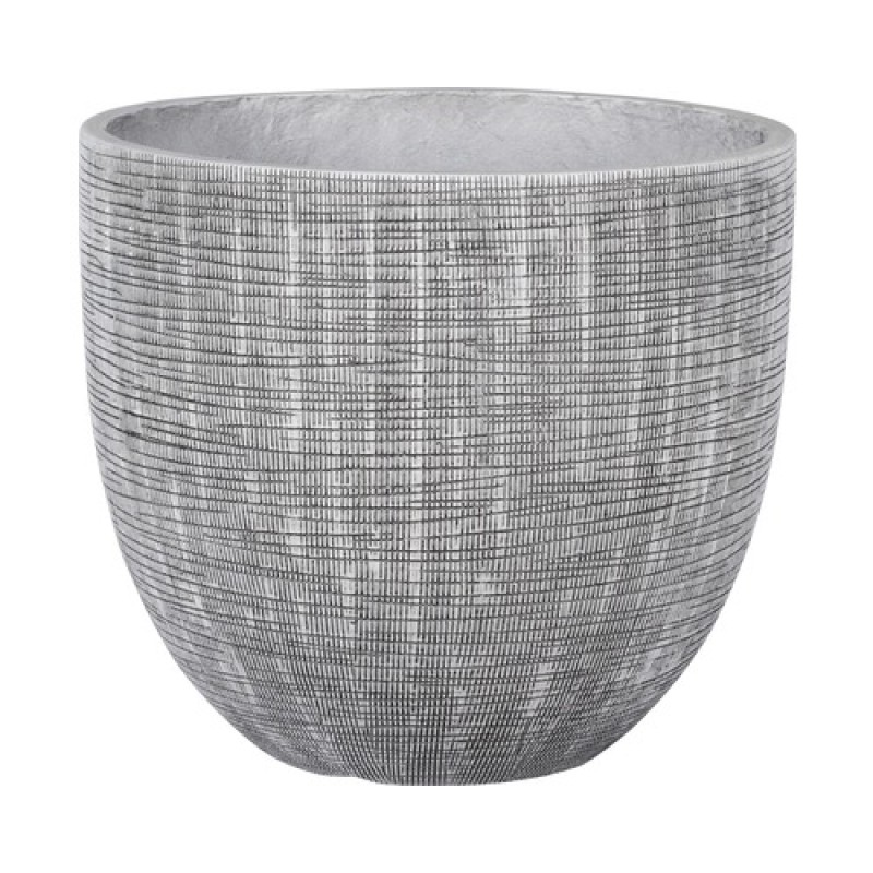 POT KANSAS BLANC ANTIQUE 32CM/H28CM