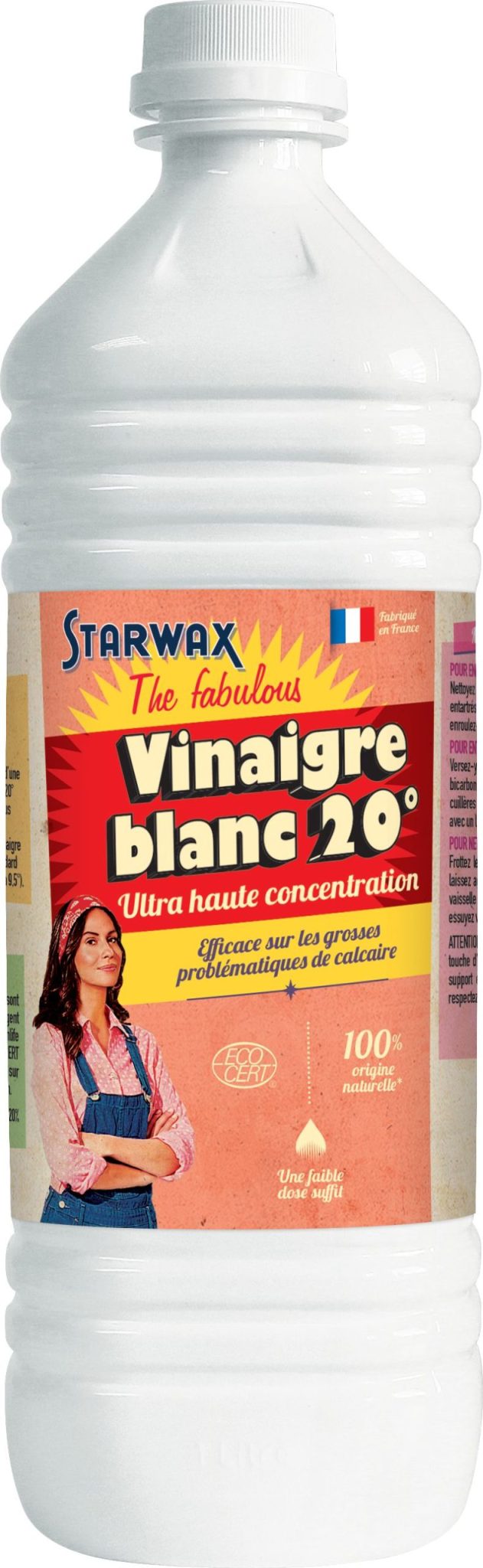 VINAIGRE BLANC FABULOUS 20° 1L