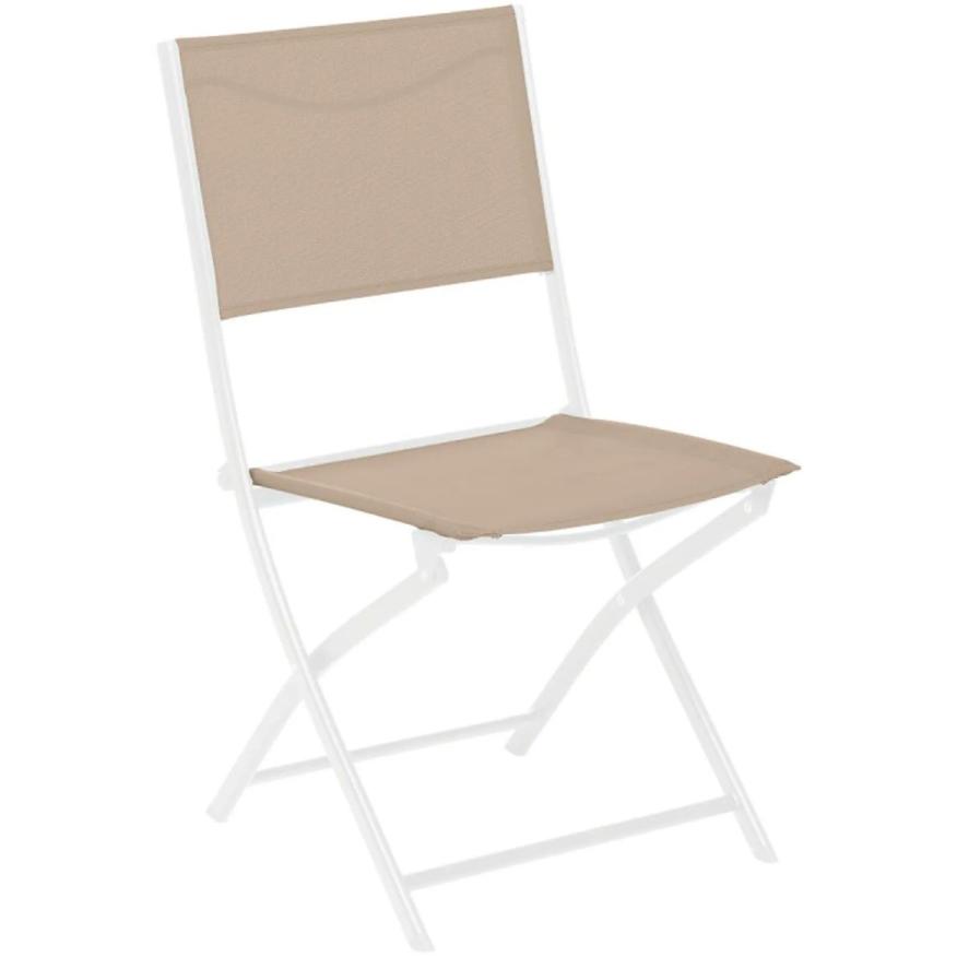 CHAISE MODULA LIN/BLANC