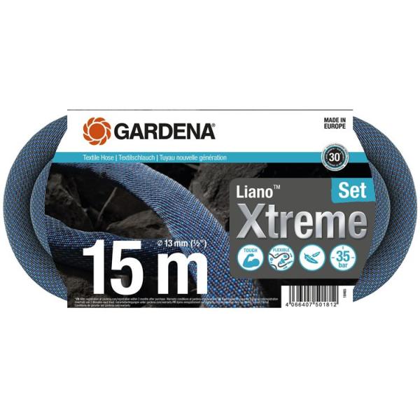 KIT TUYAU LIANO XTREME 15M SOUPLE LEGER ET ROBUST