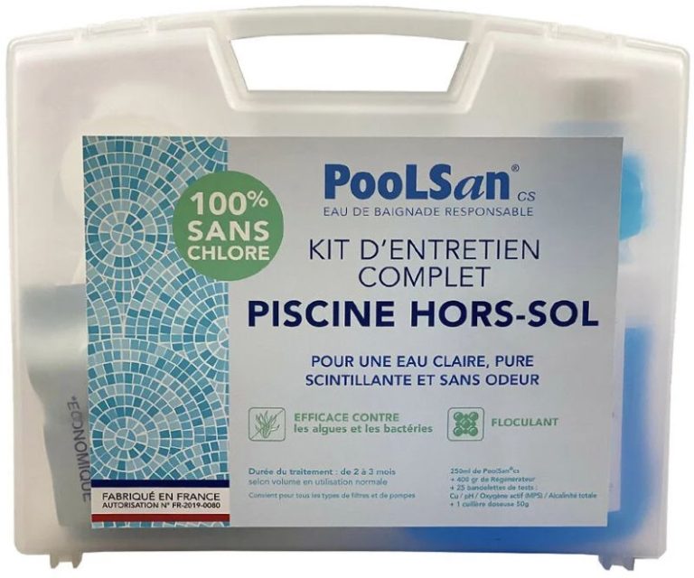 KIT PISCINE HORS SOL 100% SANS CHLORE