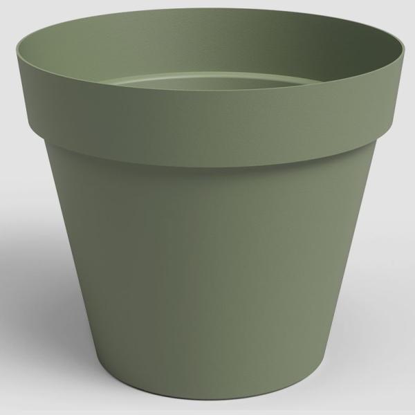 POT CAPRI 20CM H18.7 VERT CENDRE