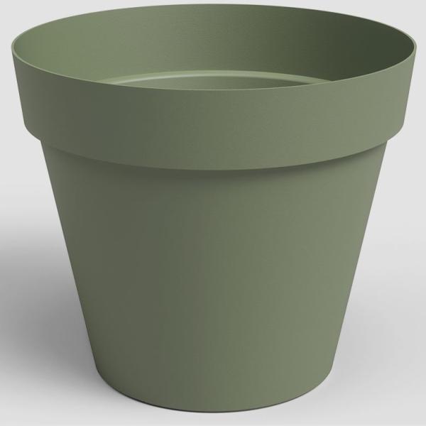 POT CAPRI 40CM H34.5 VERT CENDRE