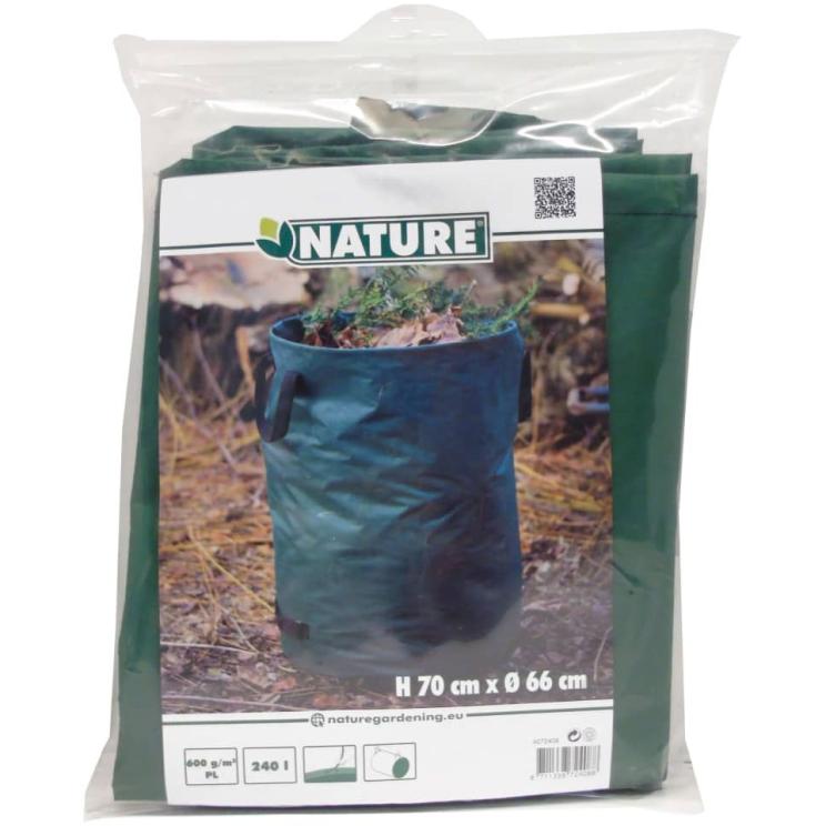 SAC A DECHETS AUTOSTABLE VERT 600G/M2 240L