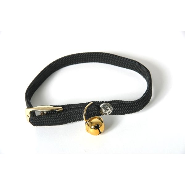 COLLIER CHAT NYLON EL 10/30 NOIR