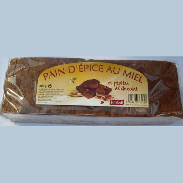 PAIN D EPICE TRANCHE PEPITES DE CHOCOLAT 300G