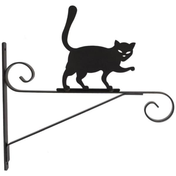 PATERE FER PLAT CHAT 35CM ANTHRACITE