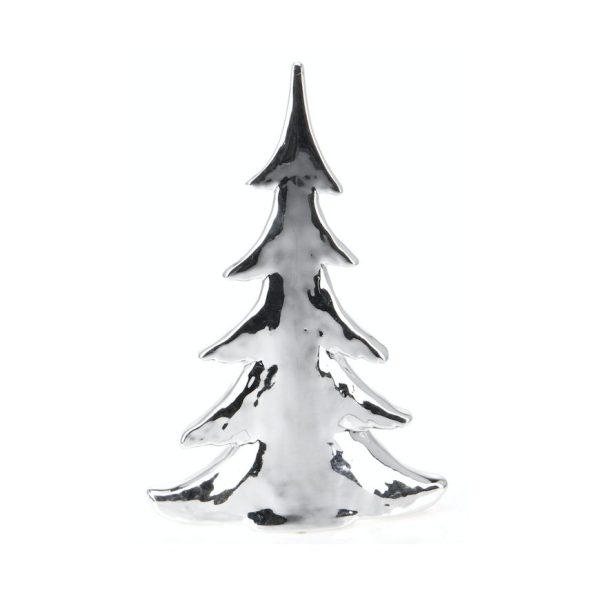 SAPIN NOEL DECO CL ARGENT 29CM