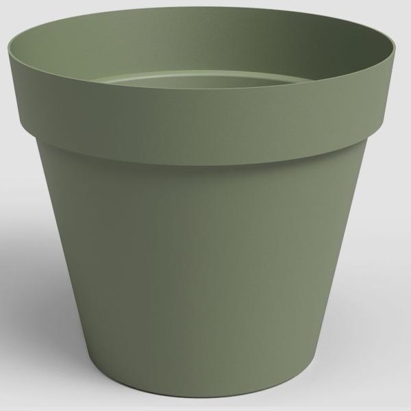 POT CAPRI 50CM H56 VERT CENDRE