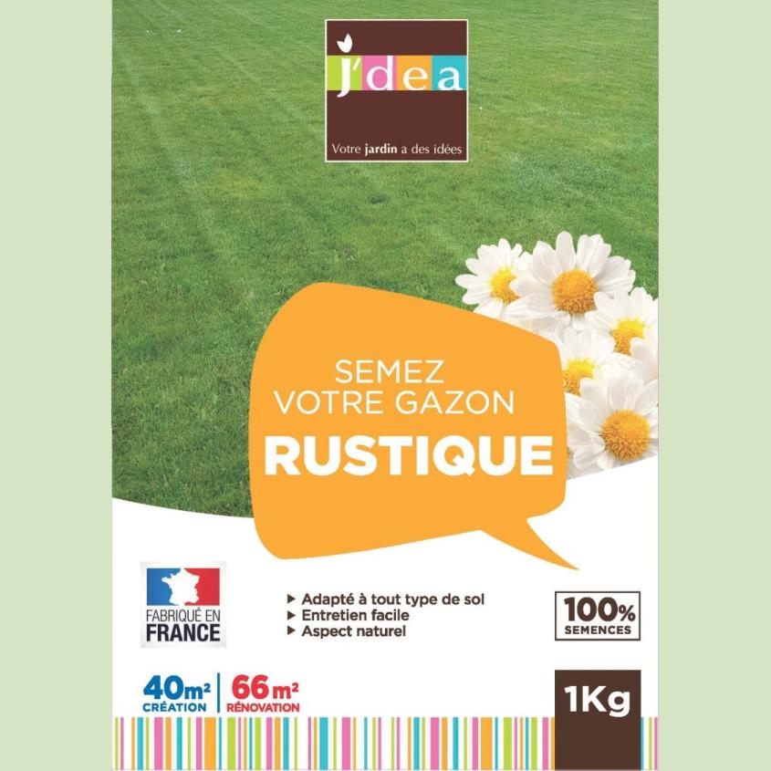 GAZON RUSTIQUE JDEA 1KG